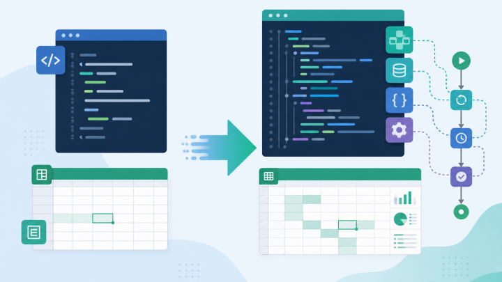 AirScript 1.0与2.0在脚本API和开发能力上的对比示意图
