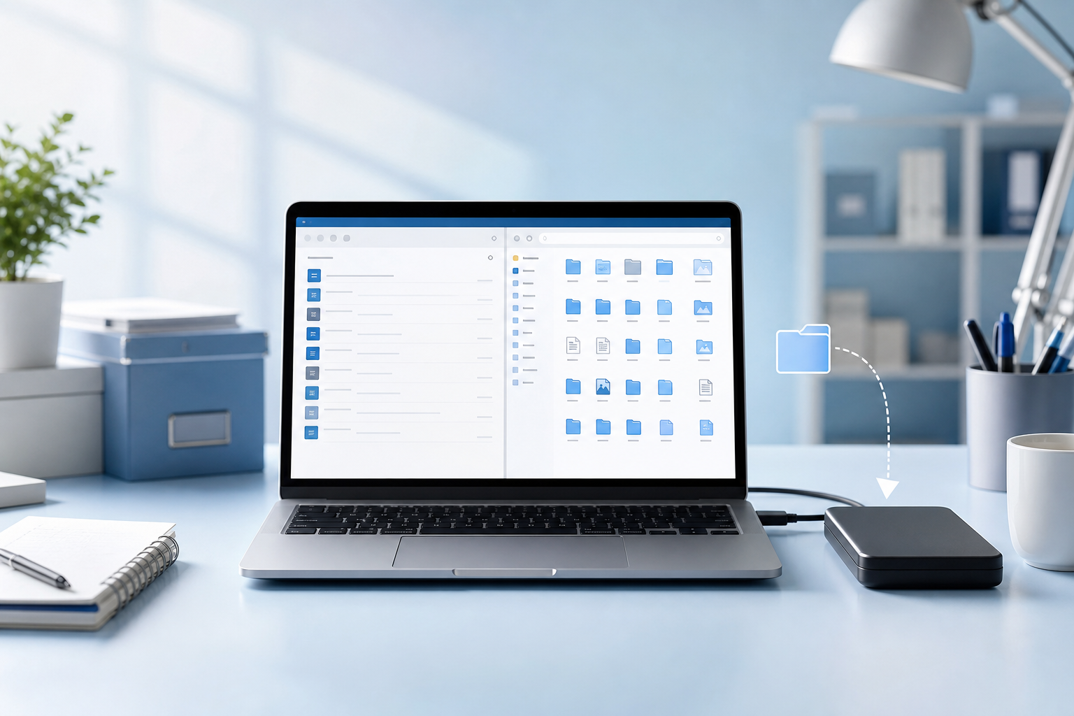 Windows 电脑中卸载办公软件并检查文件残留的示意图